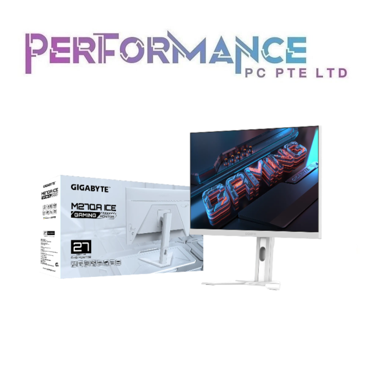 GIGABYTE M27QA ICE Gaming Monitor 27” SS IPS 180 HZ 2560 x 1440