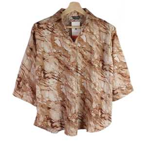 Atasan Wanita V-Neck CRINKLE Motif JUMBO LD 130 CM SUPER BIG SIZE XXXXXL 5XL 4325#