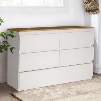 TERMURAH | 6 COMPARTMENT 3 TIER CHEST DRAWER | LACI KAYU 6 KOMPARTMENT | LACI KAYU | STORAGE WARDROBE DRAWER IKEA STYLE