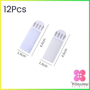 Winsome ตีนตุ๊กแกติดผนัง ตีนตุ๊กแกแขวนรูป ไม่ต้องเจาะผนัง 12 ชิ้น/แพ็ค Nylon hook