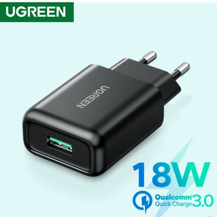 Ugreen Charger 3A 18W Qualcomm QC Ugreen Wall Charger 18