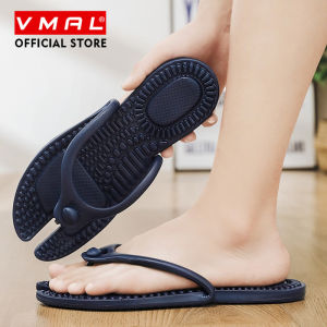 VMAL Summer Men Flip Flops Slippers Quick Dry Casual Shoes Beach Sandals Non-Slip Home Bathroom Folded Storage Slipper for Men 35-46