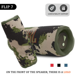 【6 Month Warranty】Original Flip 7 Portable Waterproof Speaker Bluetooth With Mic Wireless Support USB Playback Smartphone Speaker PC Subwoofer Type-C Rechargeable Loud Speaker Party Box Flip7 Speaker