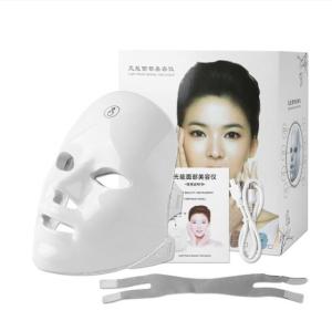 7 Colors Light LED Facial Mask Skin Rejuvenation LED Mask Phototherapy Face Care Beauty Anti Acne Whitening Wrinkle Removal Mask