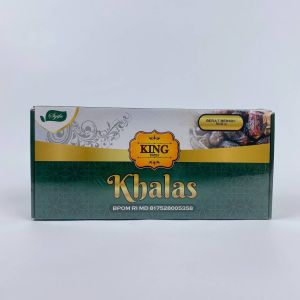 Kurma King Dates Khalas Premium 1 Kg Asli Arab Saudi Manis Legit Lembut Kualitas Super Premium