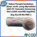 Sabun Sereh Pompia Original Bulat Sabun Sere Penghilang Bau badan jerawat flek dan bintik hitam gatal gatal. 