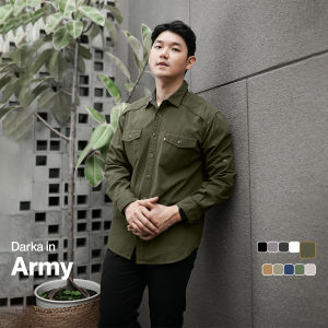 Coop Design - Darka Kemeja Outdoor Safari Tactical Workshirt Baby Canvas Lengan Panjang