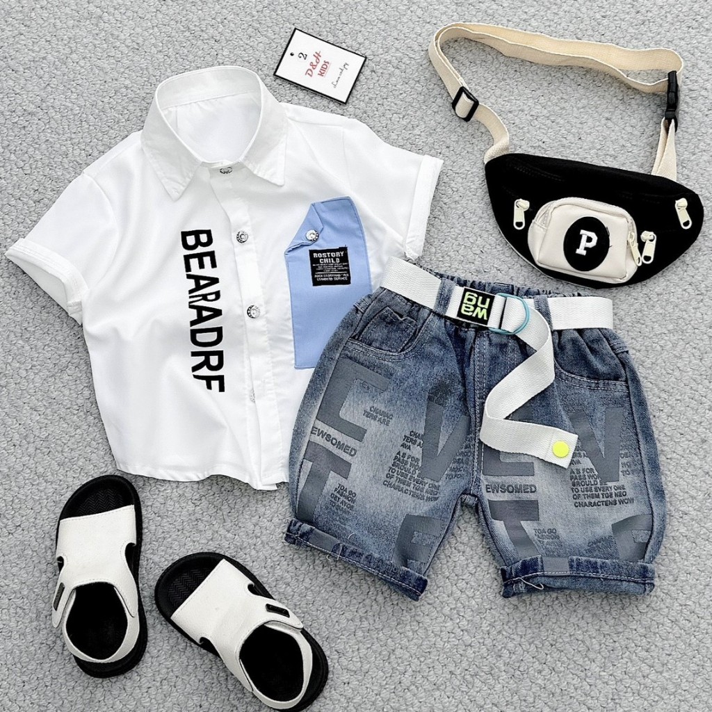 Mặc đồ năng động cho bé trai: 3 sai lầm phụ huynh thường mắc khi chọn áo sơ mi và quần short jeans