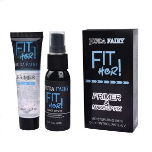 B1T1 Transparent Gel Makeup Primer+Makeup Setting Spray Set Moisturizing Waterproof Oil-Control