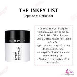 [MUA 1 TẶNG 1] Kem dưỡng ẩm The Inkey List Peptide Moisturizer phục hồi da 50ml + Tặng 1 túi chườm giảm đau bụng