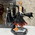 31cm BLEACH Kurosaki Ichigo Action Figure #991 Kurosaki Ichigo Anime Figure PVC GK Statue Figurine Collection Blule Model Doll Toy. 