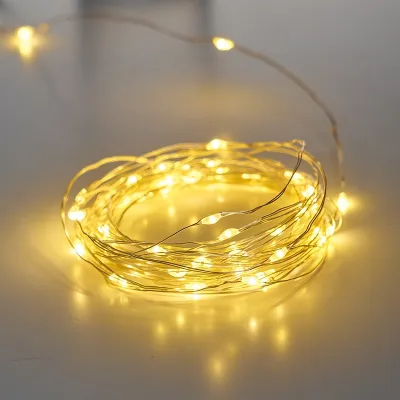 Solar-Powered Copper Wire LED String Light 7/12/22M Waterproof Decoration Fairy Lights Outdoor Garden Decorative String Lights