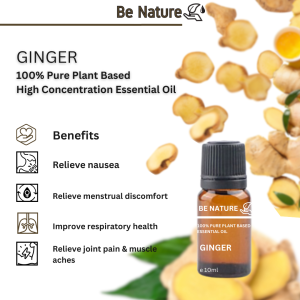 100% Pure Plant Based and High Concentration Essential Oil - Ginger Essential Oil (10ml)
