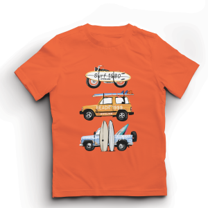 Baju Kaos Distro Anak Laki Laki Gambar Mobil Pantai Import Usia 1 - 10 Tahun - Hypelane Kids - DTF