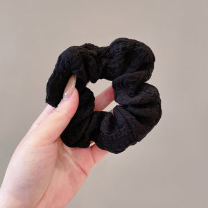 ACFUNY ยางรัดผมโดนัท ยางรัดผมขนาดใหญ่ลำไส้ยืดหยุ่นที่รัดผมยาง ยางมัดผมเกาหลี เชือกผมโบว์เจ้าหญิงเกาหลี แฟชั่นสาว เครื่องประดับศีรษะ