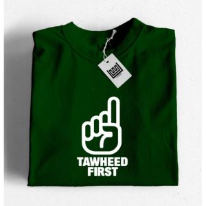 KAOS MUSLIM TAWHEED BAJU KAOS ISLAM PRIA WANITA DEWASA TERBARU COMBED 30S LENGAN PENDEK