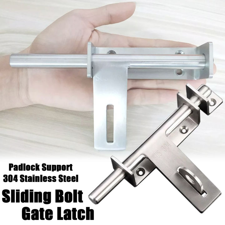 Heavy Duty 304 Stainless Steel Barrel Bolt Door Latches Sliding Bolt ...