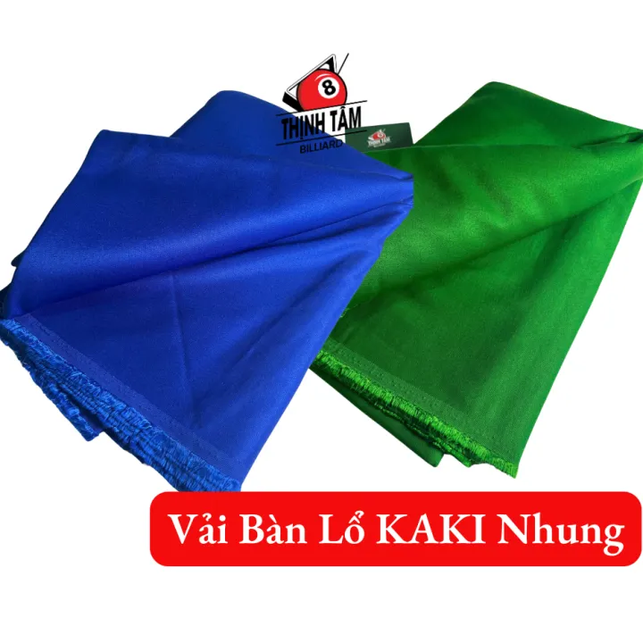 [THỊNH TÂM] Vải Bàn Bida Lỗ Kaki Nhung Dày Mịn, Vải Mặt Bàn Mặt Băng Bi-A Lổ