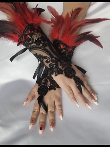 Có thể tái chế không gây dị ứng xuống bên dây đeo cổ tay với scintillate cụ thể hoàn hảo cho Halloween costuming và theo chủ đề lễ hội