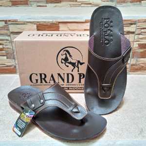 Promo 4.4 Sandal Japit Pria Classic Grand Polo GL 11 Sol Karet