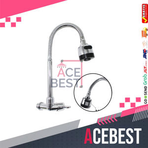 ACEBEST Kran Wastafel Cuci Piring Kran Angsa Kran BCP Bak Cuci Piring Kran Angsa Fleksibel SLT-283