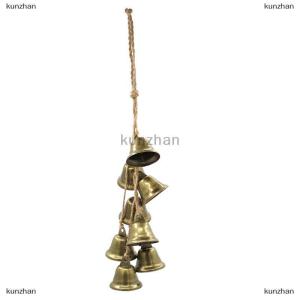 [COD] kunzhan Witch Bell Protection For Door Knob Hanger Wind Chime Witchy Thing Clear Negative Energy Witchcraft Supplies For Boho Home Decor