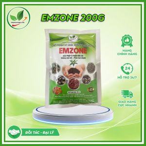 Chế phẩm sinh học Emzone. Phân hủy và khử mùi hôi chất thải hữu cơ. Túi 200gr