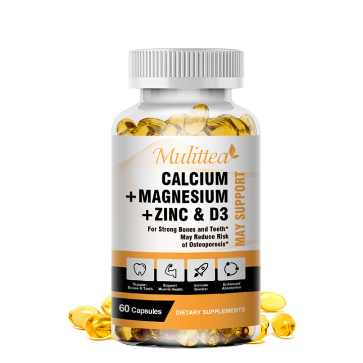 Mulittea Calcium Magnesium Zinc Capsules With Vitamind3 For Kids ...