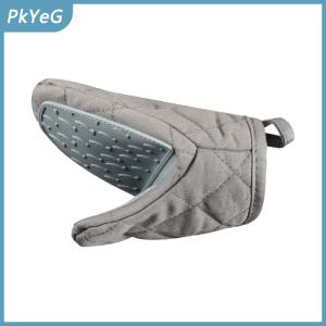 PkYeG Silicone chống bỏng lò găng tay Găng tay Găng tay potholder nhà bếp Silicone găng tay khay món ăn Bát chủ nướng lò găng tay Clip