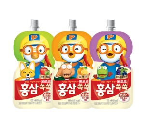 Nước hồng sâm Hàn Quốc Pororo Paldo vị trái cây cho bé từ 2 tuổi hộp 10 gói. Date 3/2025 - Sweet Baby House