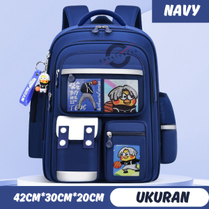 Tas Sekolah Anak Perempuan TK SD Kids Bag Backpack Multifungsi Model Pelangi / Ransel Remaja Cewek Cowok Lucu Aesthetic Anti Air Waterproof Import