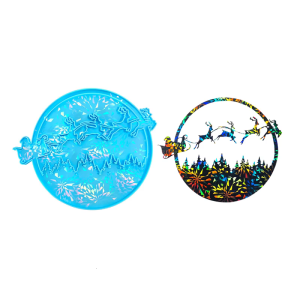 High Quality Christmas Tree Elk Antler Silicone Mold for Creating Deer Themed Wall Decors and Holiday Crafts