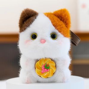 SKJK STUDIO 11 Kiểu Dáng  dây chuyền thú nhồi bông Thú nhồi bông Có mùi thơm Thú nhồi bông thỏ cánh cụi Tinh tế Trang trí bàn làm việc Thú nhồi bông hình mèo Người bạn đồng hành trên bàn ăn