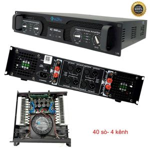 Main-Đẩy chính hãng AZpro 40 sò 4 kênh công suất caoNguồn xuyến lõi đồng4 quạt gió- 2 hệ thống tản nhiệtGhép dàn Karaoke sự kiệngia đình