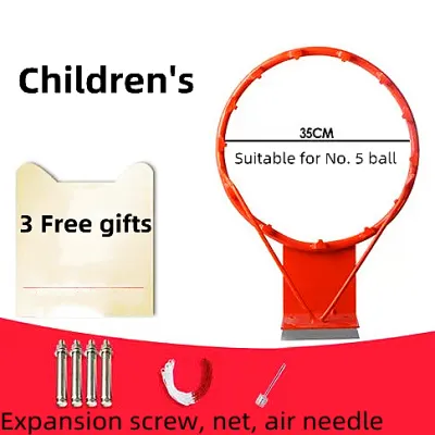 Heavy Duty Basketball Hoop with 18 Inch Standard NBA and International Standard Basketball Ring