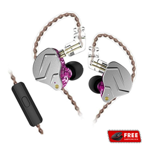 KZ ZSN Pro Metal Earphones 1BA+1DD Hybrid HIFI Bass Headset In-Ear Earphone