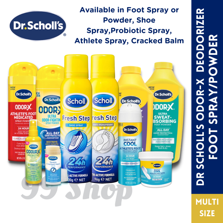 Dr Scholl Odor X Antifungal / Athlete Foot Spray / Shoe SPray / Foot