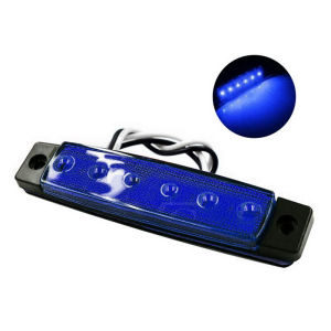 1PC COB 24v Strong Light Waterproof Ultra-Thin Side Lamp Clearance Light Indicator Light Signal Light