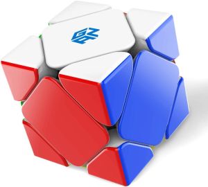 GAN Skewb 8 Magnets Magnetic Speed Cube Gans Skewb Puzzle Cube Magic Cube Light-Weight GES Pro 90° Corner Cutting for Children Competition