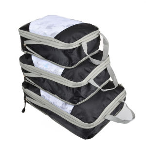 4 pcs Travel Storage Bag Packing Cubes Set 4pcs Portable Luggage Suitcase Organizer Extensible Packing Compression