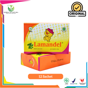 Lamandel Bubuk Obat Herbal untuk Amandel dan Tenggorokan Kering