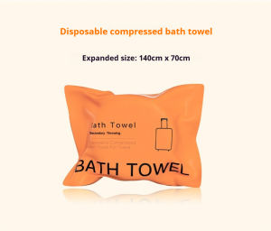 Portable Compressed Bath Towel 70x140cm – Quick Dry Disposable Travel Towel for Camping Outdoor & Shower Use