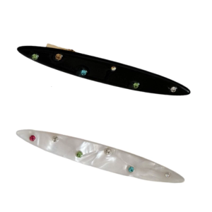 Glittering Rhinestones Barrettes Acetate Hairpin Hair Styling Tool Hair Clip For Female Girl Party and Casual Wear