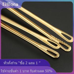 [COD] EHBqna KITCHEN ที่คีบอาหารสแตนเลสด้ามยาว1ชิ้นที่คีบบาร์บีคิวกันลื่นอุปกรณ์ทำอาหารในครัว