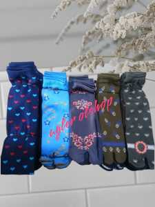 kaos kaki jempol batik wanita muslimah/kaos kaki jempol terbaru ukuran all size dewasa