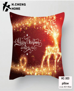 【Free Shipping】New Christmas Christmas Series Throw Pillow Case 18x18 Inches Santa Cushion Cover For Sofa Christmas Deco Red Green Christmas Decorations Premium Quality Home Decor Cushions Covers Cod