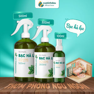 Chai Xịt Thơm Tinh Dầu Thiên Nhiên Khử Mùi Phòng 100ml VUATINHDAU Bình Xịt Làm Thơm Vệ Sinh Phòng Ngủ Xe Hơi Nhà Vệ Sinh