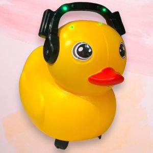 Baby Big yellow duck Baby ride on toy car with Lights and Music