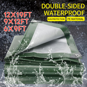 6FTx9FT Trapal Lona Tolda Tarpaulin 9FTx12FT Waterproof sunscreen waterproof on both sides (with holes)thickened12FTx19FT Truck Covers Outdoor Canopies