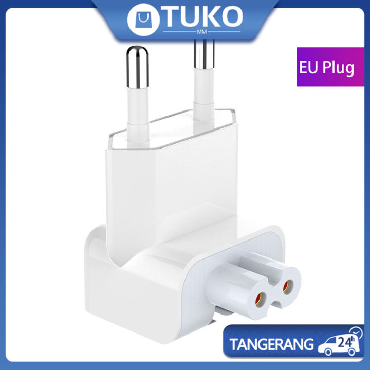 AC Plug Colokan Indonesia Mabook/iPhone/IPad Kepala Charger Adaptor EU Plug Versi Indonesia